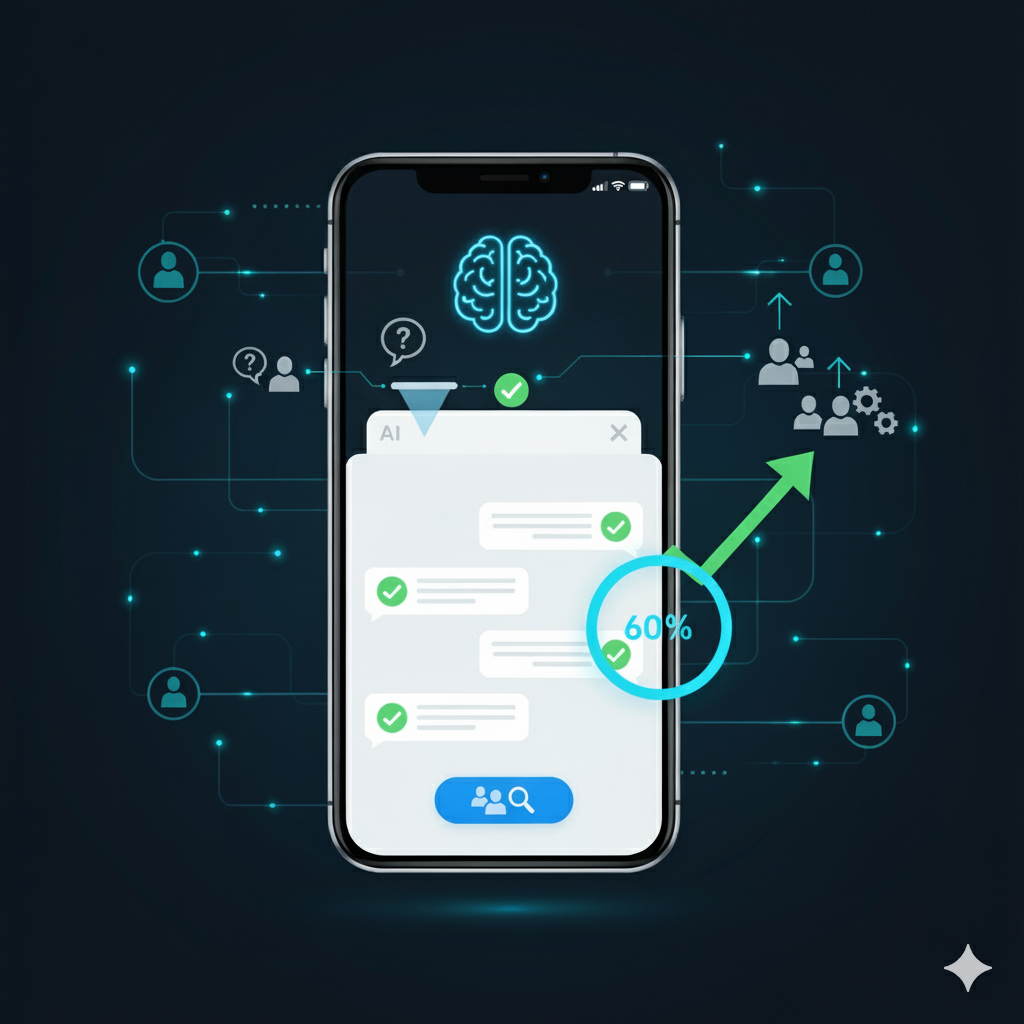 Resolve 60% of customer queries automagically